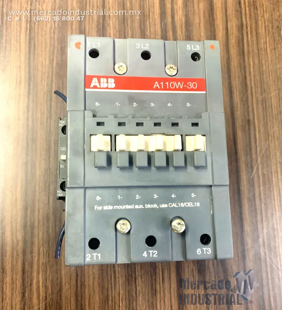 Contactor 160 A 1000V modelo A110W-30 marca ABB - imagen 1