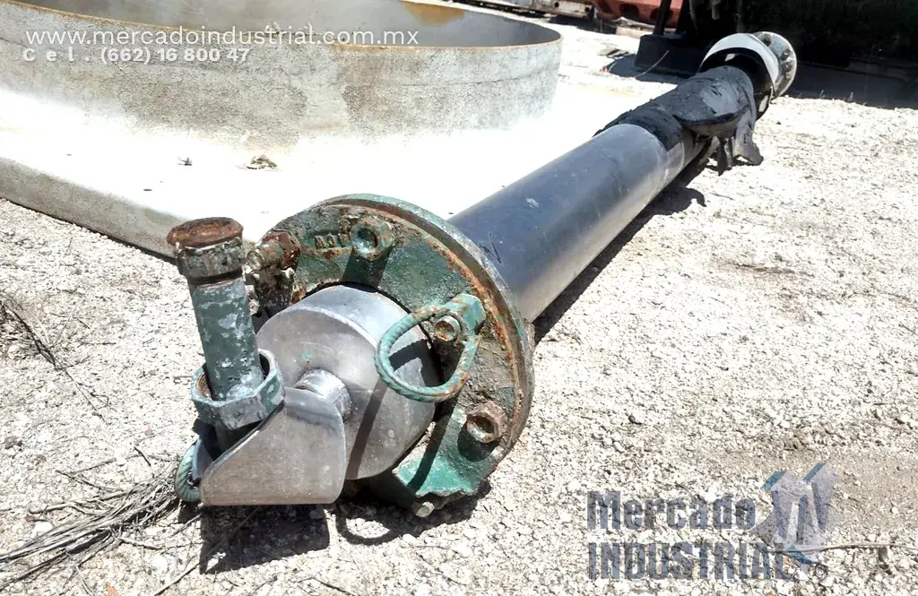 Intercambiador de acero inoxidable 3 m x 6" - imagen 1