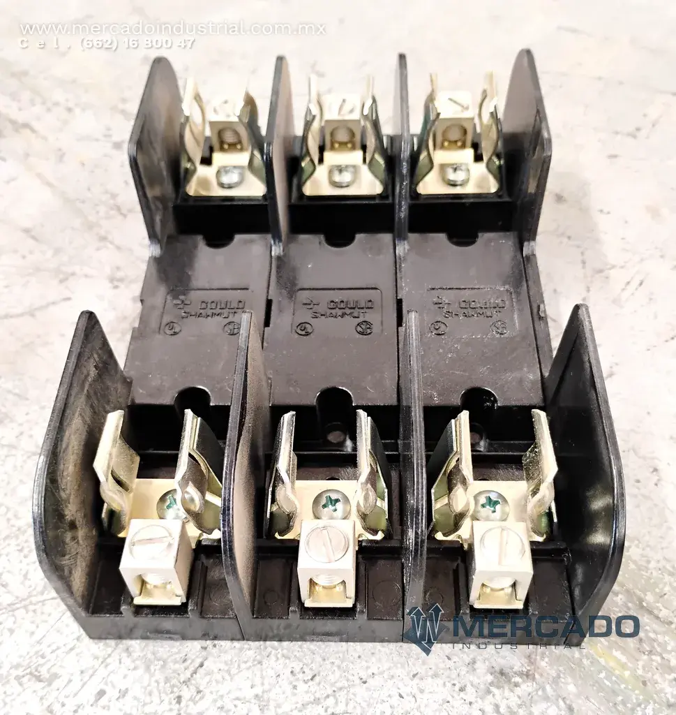 Portafusible 60 AMP 600V modelo 60608 marca GOULD SHAWMUT - imagen 1