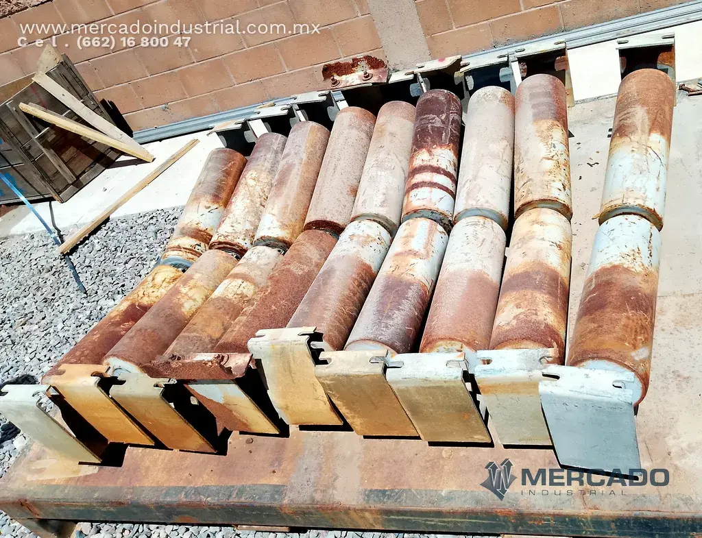 Rodillos de retorno para banda de 36" - imagen 1