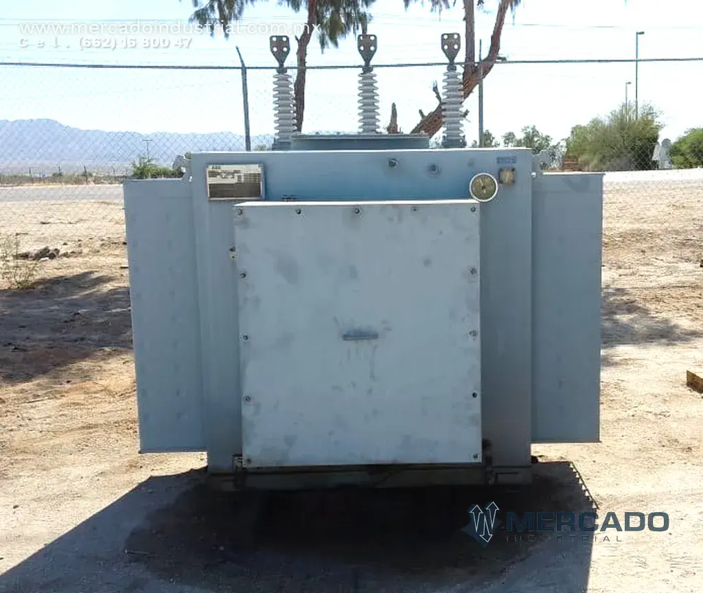 Transformador trifásico 750 KVA 33000 208Y/120V modelo EJEA7744BP marca ABB - imagen 1