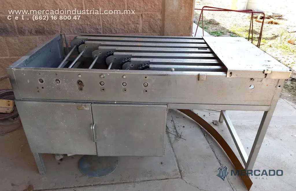Mesa de acero inoxidable de 1.62 x 0.82 x 0.90 m - imagen 1