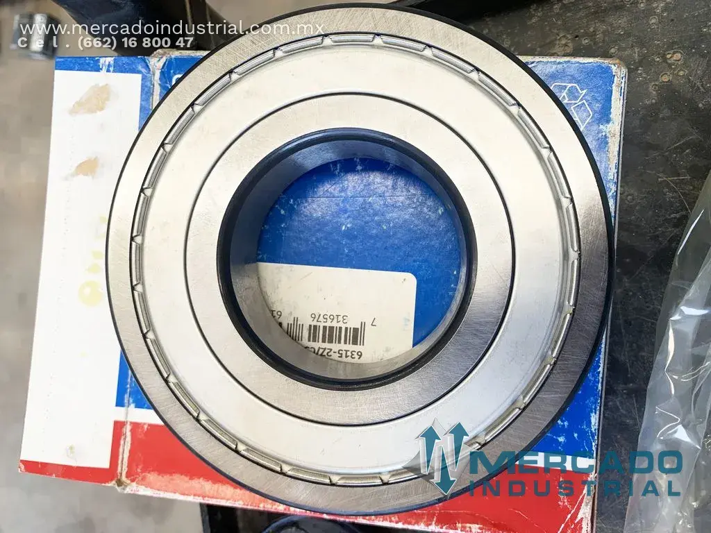 SKF 6315-2ZC3 BALERO MOTOR VENTILADOR 100HP (VENTILADOR 100 HP) - imagen 1