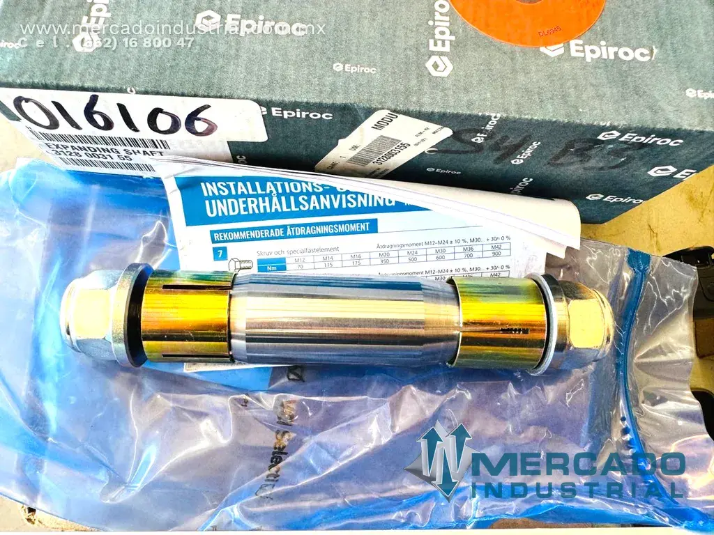 Epiroc N/P 3128003155 EXPADING SHAFT EQUIPO UTILIZADO SB-01 Y SB-02 - imagen 1
