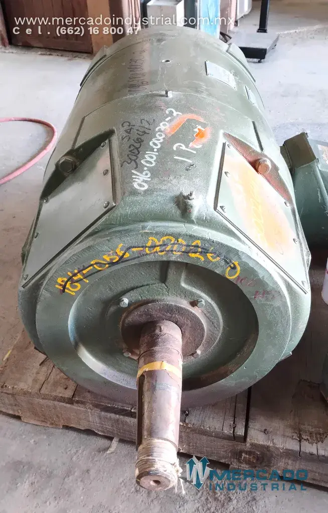 Motor eléctrico trifásico 100 HP 6 polos 1163 RPM marca IEM - imagen 1