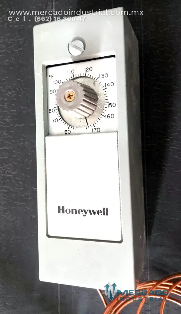 Controlador de temperatura de bombilla remota 55°F A 175°F modelo T675A 1540 marca Honeywell - imagen 1