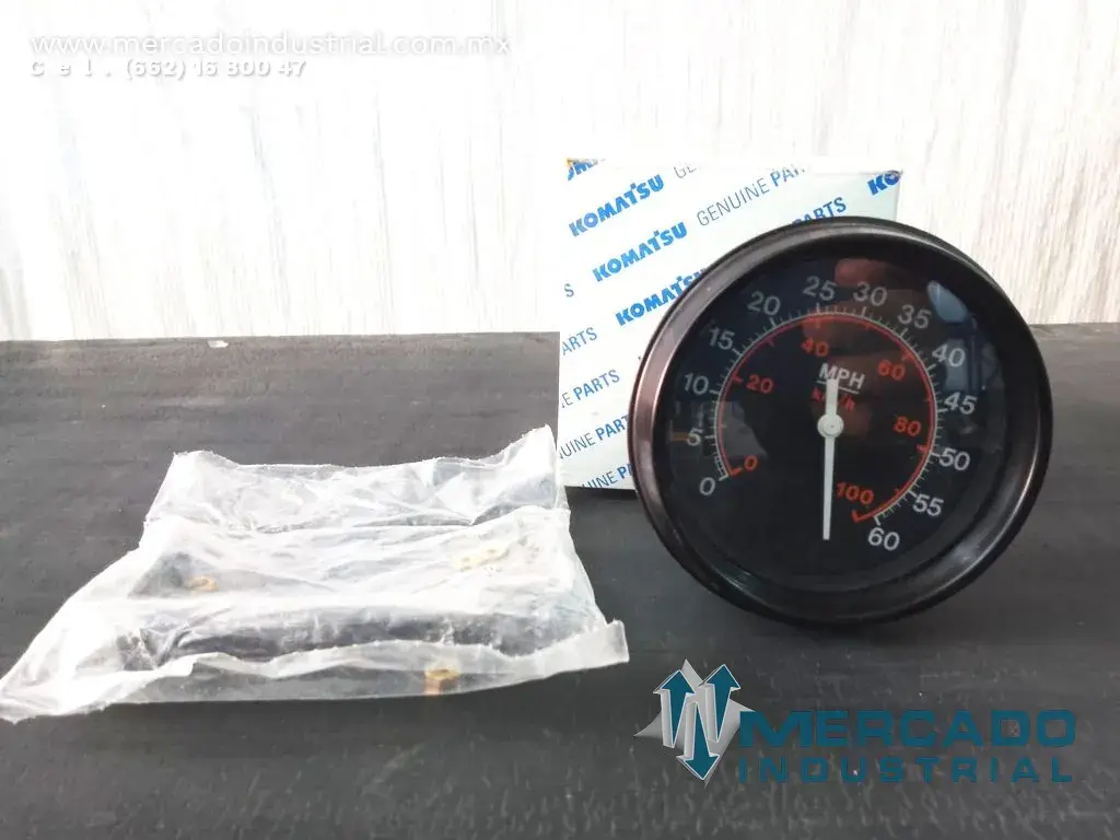 Medidor de velocidad 0-60 MPH 0-100 Km/h modelo 31X6CU marca Komatsu - imagen 1