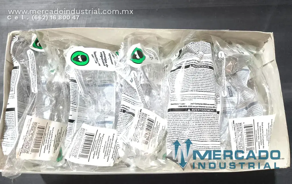 MSA N/P: 10008174 LENTES CLAROS CLEAR VIEW PARA USO DE SEGURIDAD - imagen 1