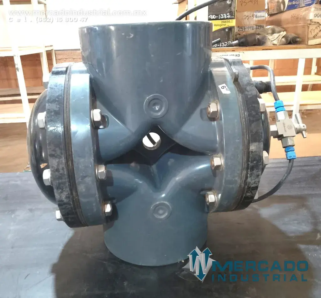 VALVULA DE PRESIÓN PVC 6" - imagen 1