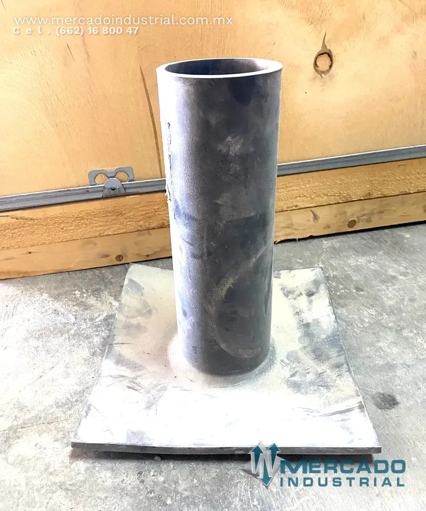 Tubo PVC de 12" con base - imagen 1