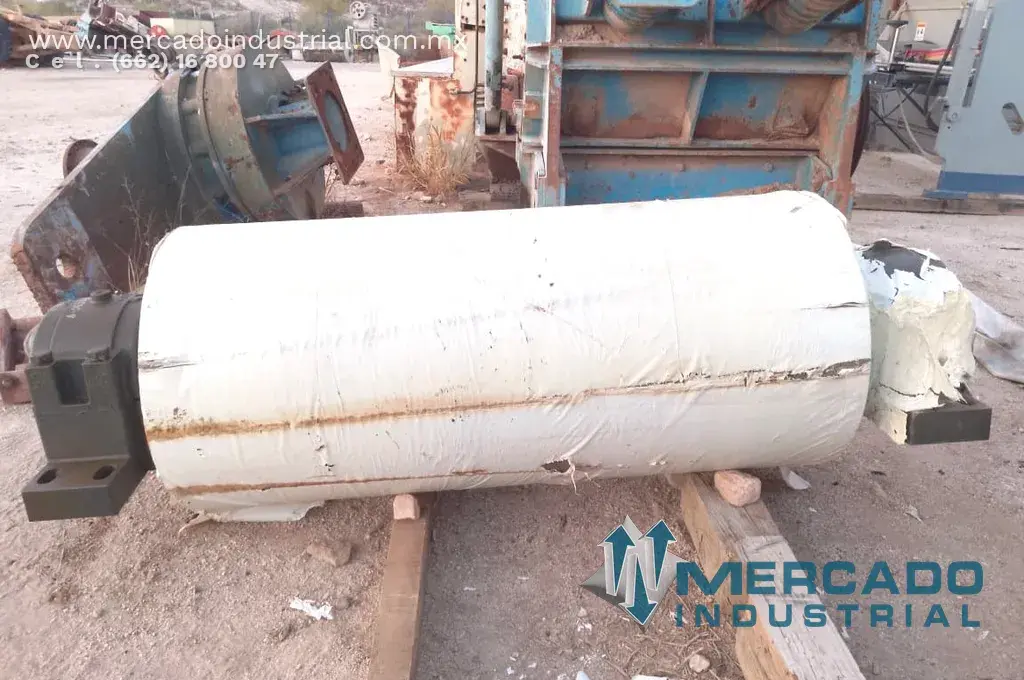 Rodillo motriz vulcanizado de 25" diámetro x 56" de largo - imagen 1