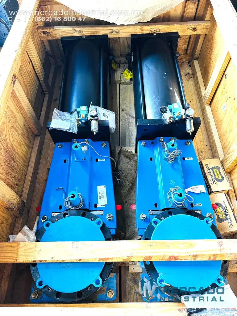 Válvula de cuchilla 10" modelo SKGF10 PKC150-55SLR marca RF valve - imagen 1