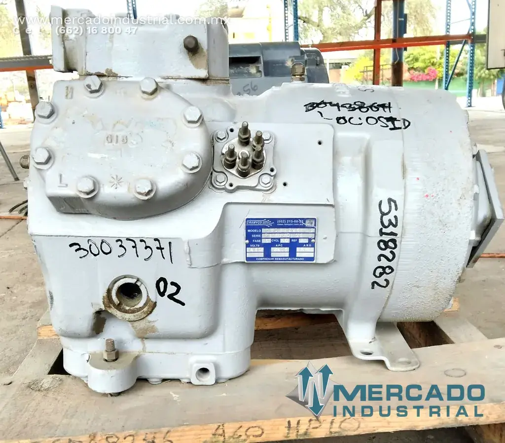 Compresor semihérmetico 15 TON 460 V para FREON 22 marca Copeland - imagen 1