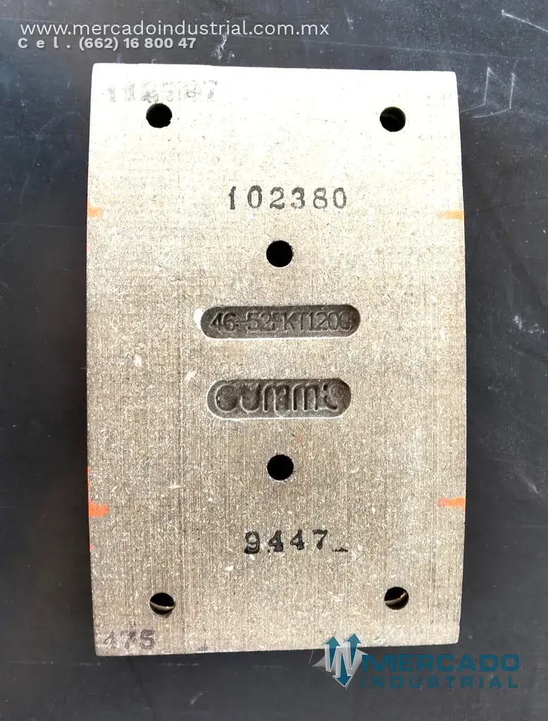 Bloque de fricción modelo 46-52FKT1200 marca Gummi - imagen 1
