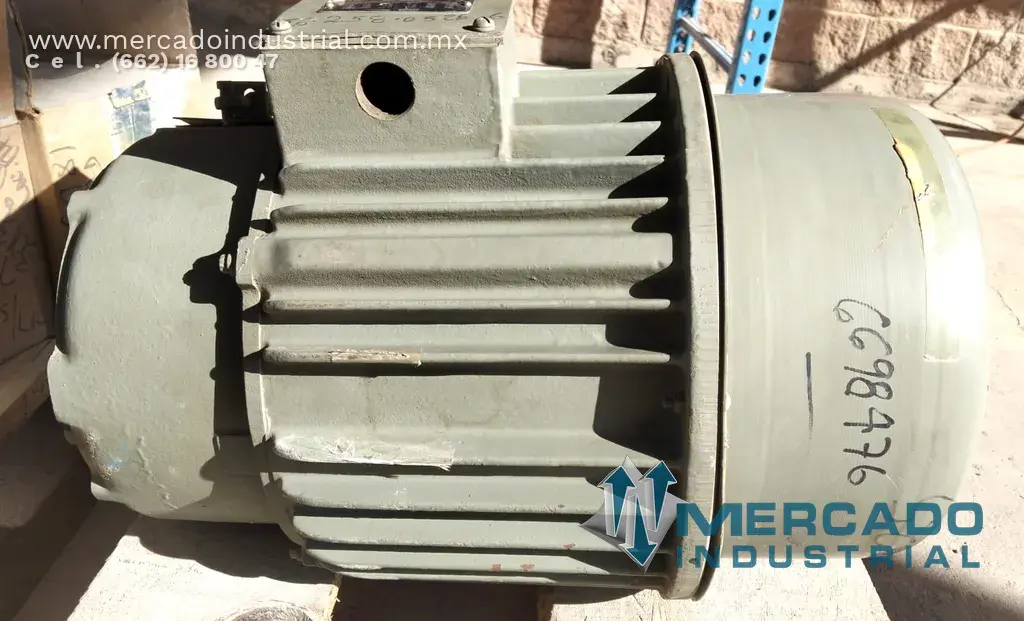 Motor de rotor bobinado 15 HP 6 polos 1200 RPM marca Harnischfeger P&H - imagen 1