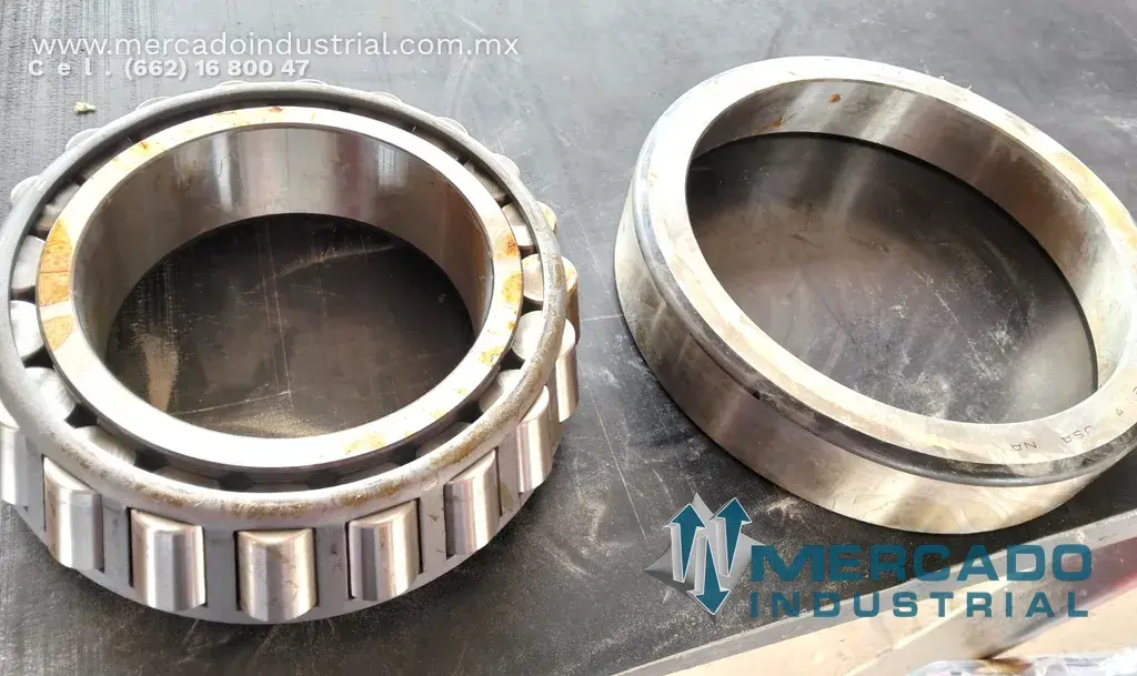 Taza balero con rodamiento cónico para maza de rueda parte 217112 marca Timken - imagen 1