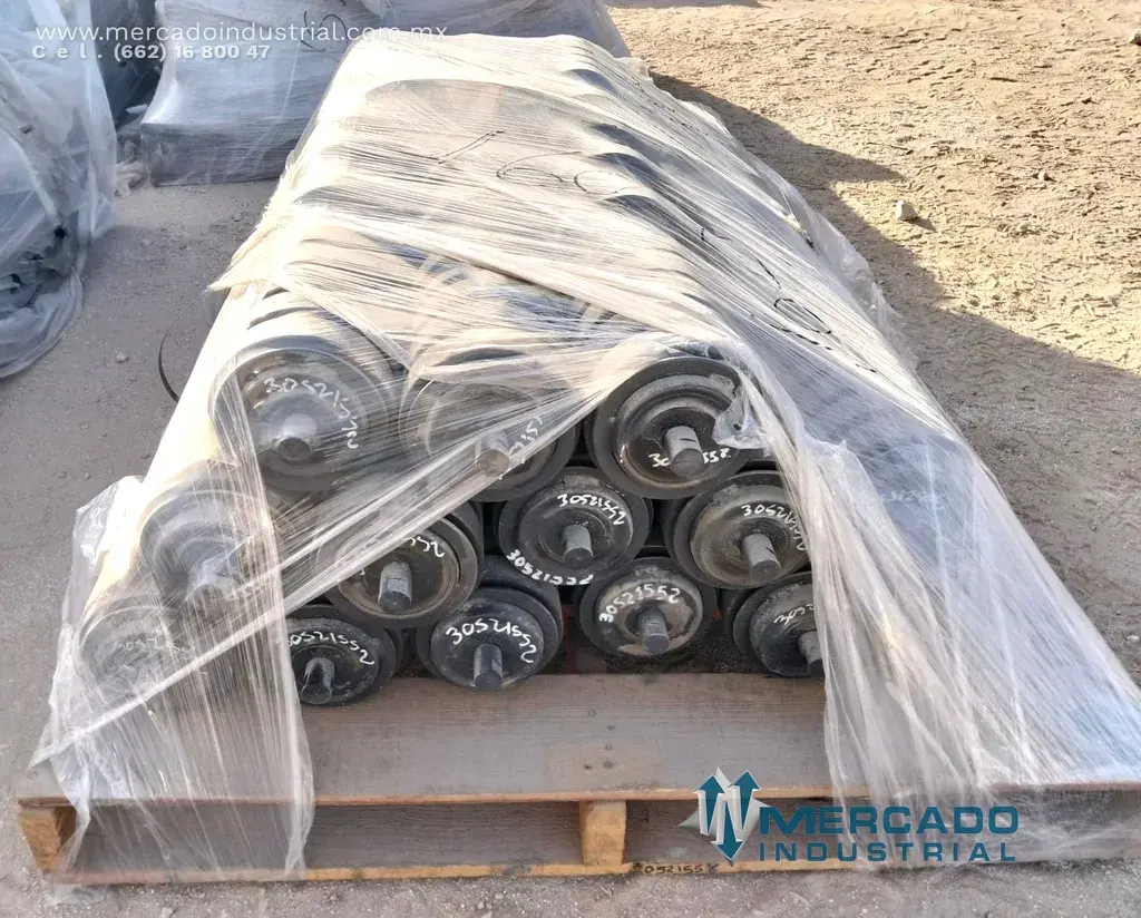 Rodillo sencillo retorno 36" parte RA-36-E5.5-002 marca OTI - imagen 1