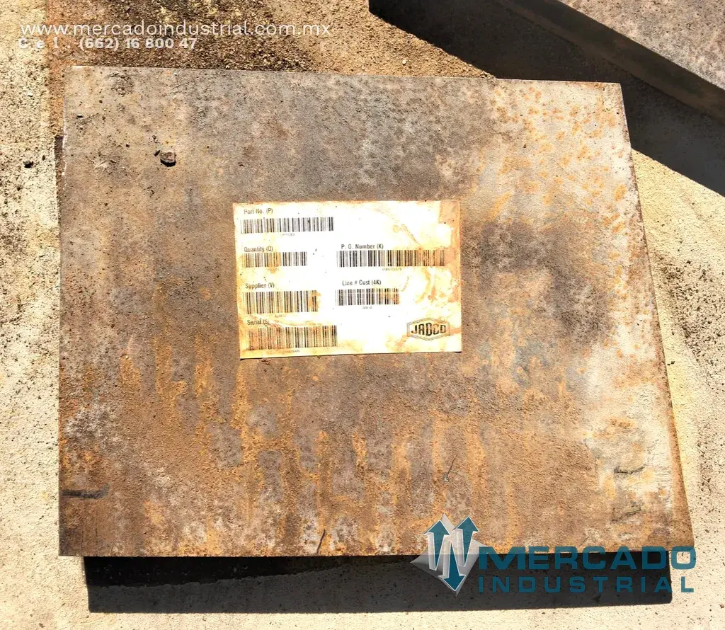 Placa de desgaste 14.5" x 16" parte 12P51906 marca Jadco - imagen 1