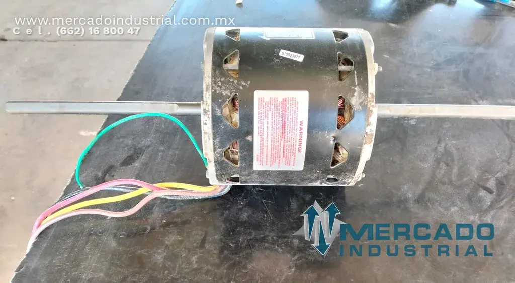 Motor eléctrico 1 HP 6 polos 1120 RPM marca Genteq - imagen 1