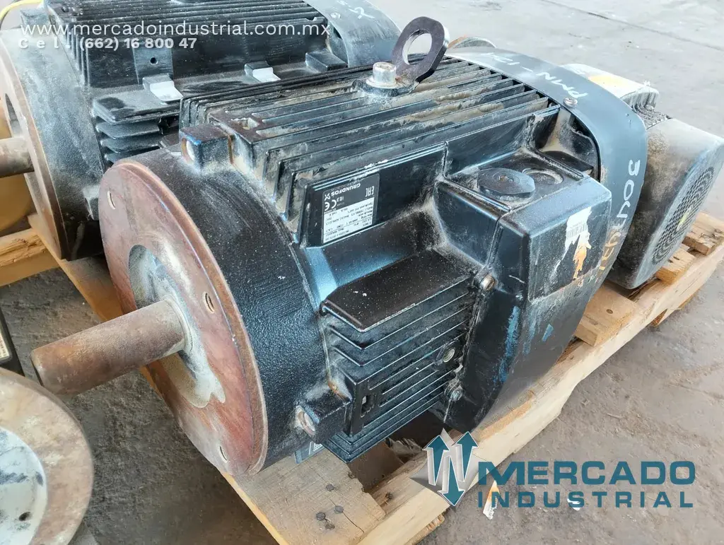 Motor eléctrico trifásico 10 HP 2 polos 2920 RPM marca Grundfos - imagen 1