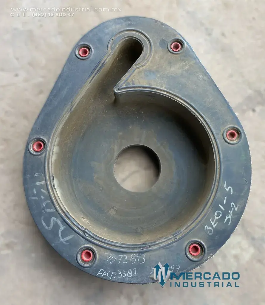 Repuesto de hule para bomba de lodo 5" diámetro marca Weir - imagen 1