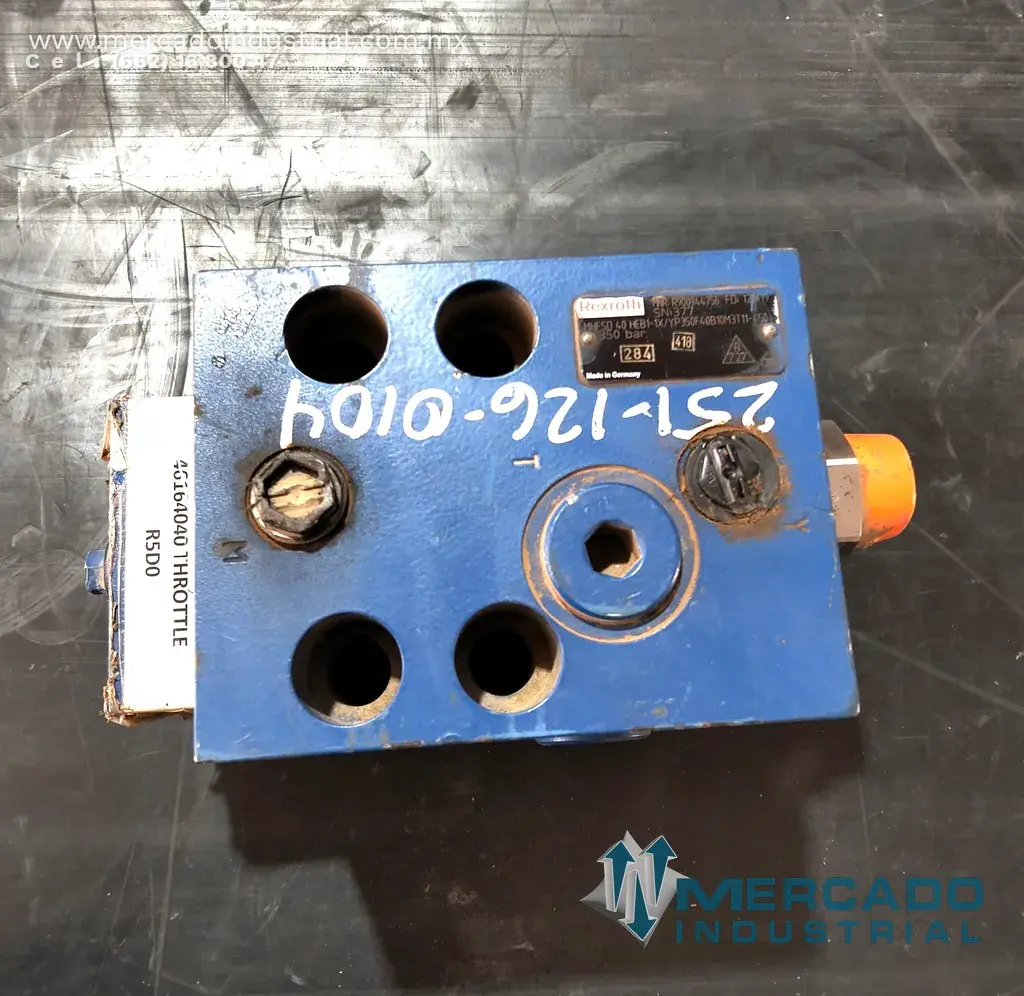 Rexroth 46164040 (89645940) THROTTLE CHECK VALVE ASSY (PC3000-6) - imagen 1