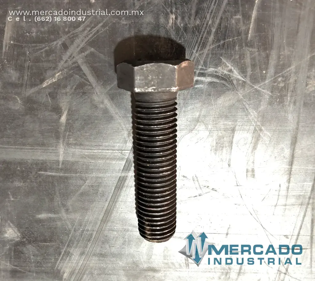 TORNILLO HEXAGONAL GRADO 8.8 M16X60 MEDIDA MILIMÉTRICA PERFORACIÓN - imagen 1