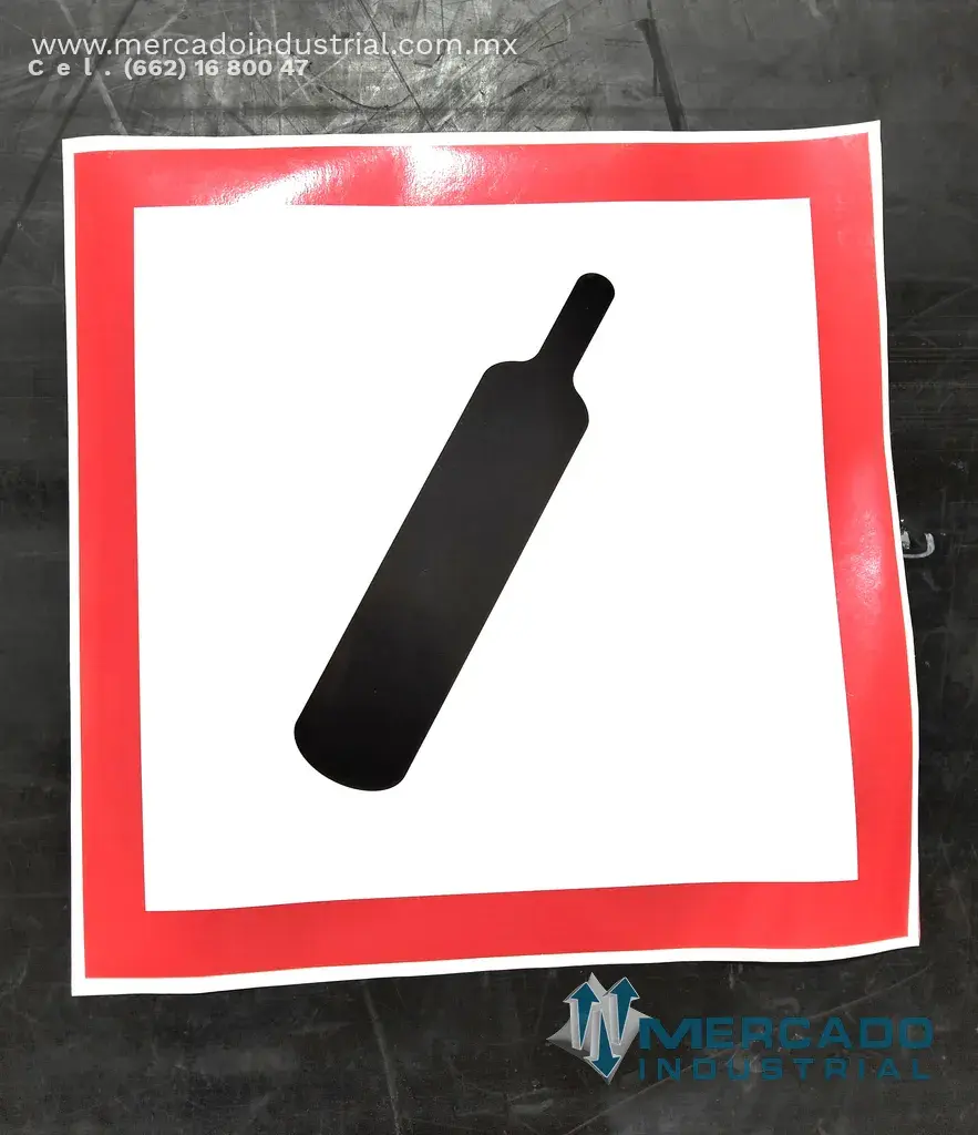 PICTOGRAMA GHS04 GAS PRESURIZADO IDENTIFICACION DE PRODUCTOS QUIMICOS POR CAMBIO DE LA NOM-018-STPS-2015 - imagen 1