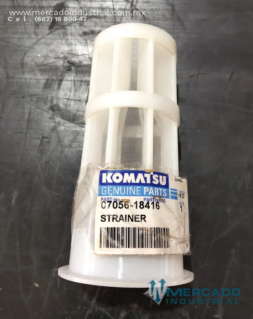 Komatsu 07056-18416 STRAINER (HD785-5) - imagen 1