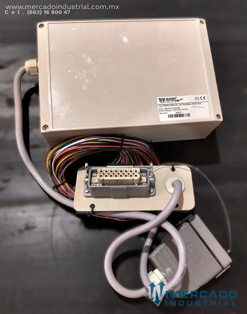 Tele Radio RECEIVER UNIT 2686-9034 PARA QUEBRADORA TEREX PEGSON 4242SR - imagen 1
