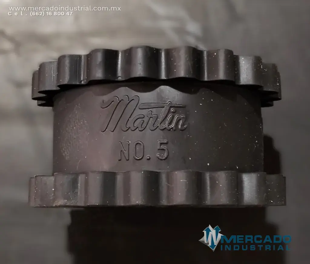 Martin Sprocket ELEMENTO COPLE SUREFLEX N° 5J NEGRO PARA USO EN BOMBA DE CIANURO Y SOSA - imagen 1