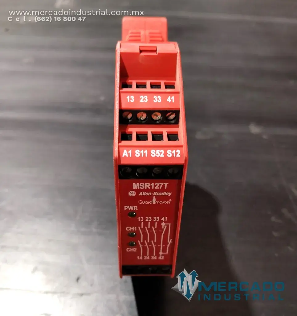 Allen-Bradley EMERGENCY STOP & IMPACTOR DOOR RELAY 2683-2155 PARA QUEBRADORA TEREX PEGSON 4242SR - imagen 1