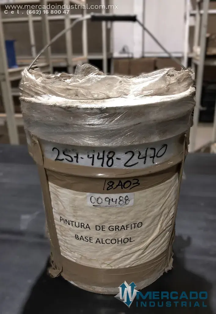 PINTURA EPOXICA BASE ALCOHOL CUBETA DE 25 KG. PARA EL REVESTIMIENTO Y CUIDADO DE LAS LINGOTERAS DE DORE - imagen 1