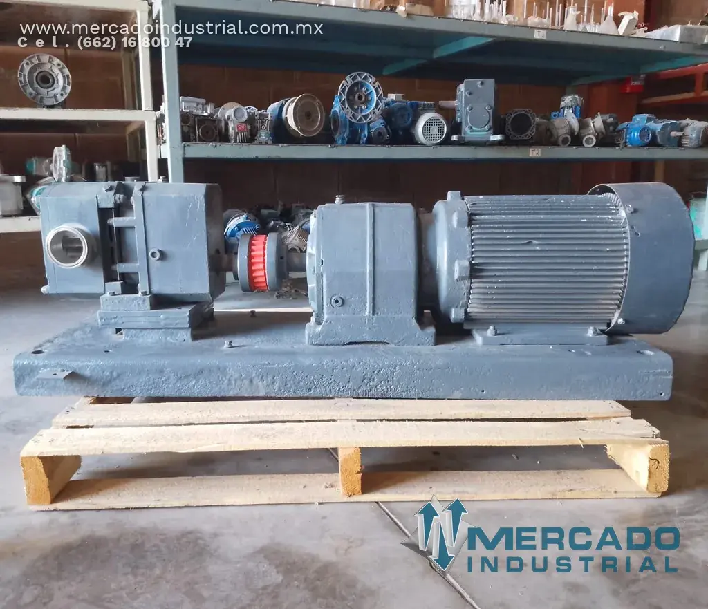Bomba de engrane 3X3 450 RPM Con motor 15 HP - imagen 1