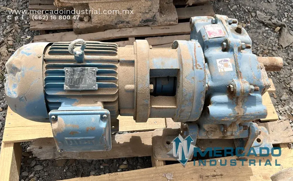 Motorreductor 3 HP 15:1 ratio 1760 RPM - imagen 1