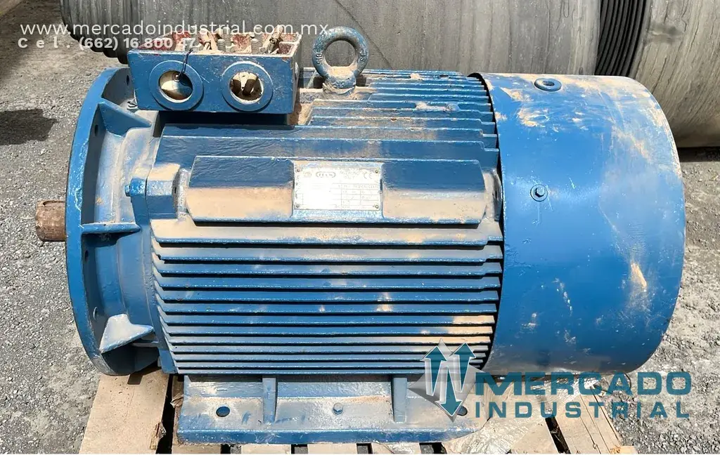 Motor eléctrico 120 HP 4 polos 1775 RPM marca FELM - imagen 1