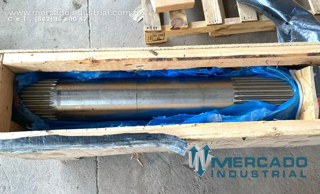 Flecha tambor de conducción 6 1/4" x 43 1/4" parte 450040-SP marca BUCYRUS - imagen 1