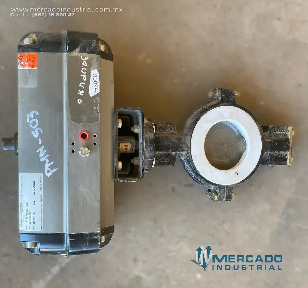 Válvula 4" 150 PSIG (10.3 BAR) parte B125510 marca Flowserve - imagen 1