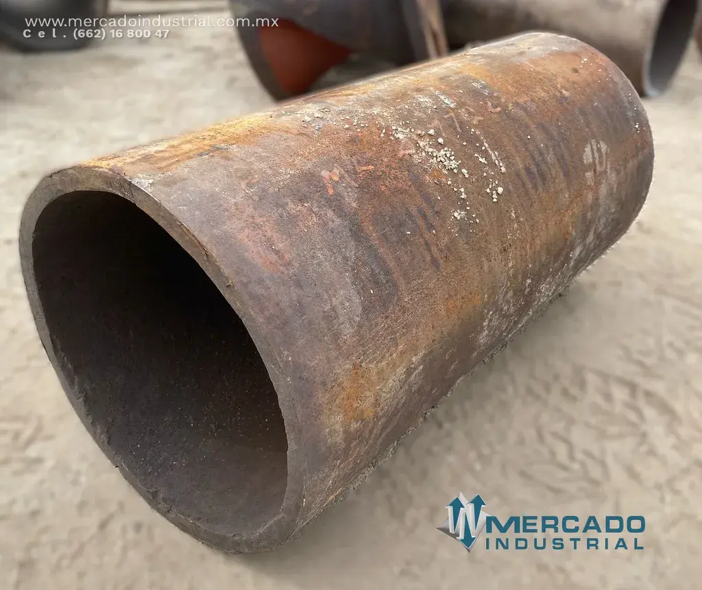 Tubo de acero 11 3/4" x 24 1/4" - imagen 1