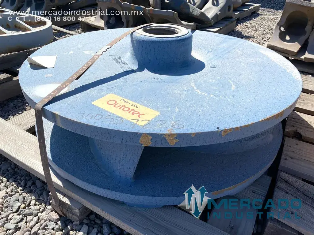 Impulsor de bomba 45" x 11 1/4" marca Outotec - imagen 1