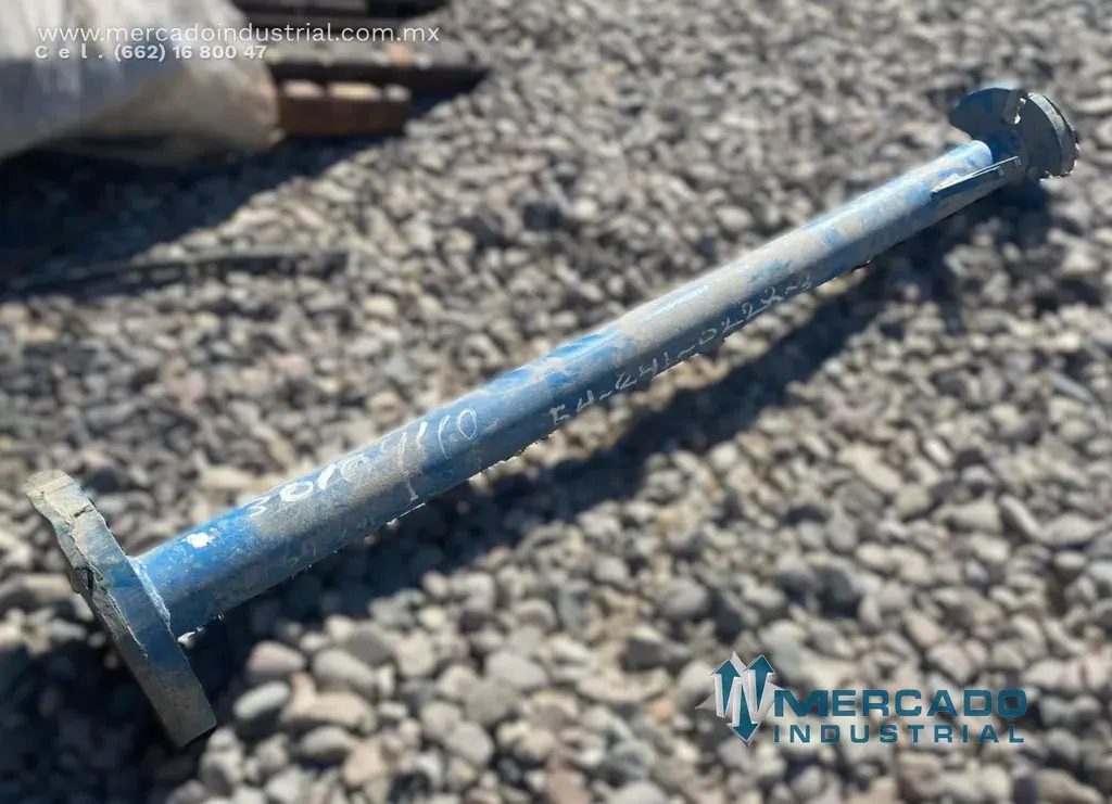 Tubo conducto con brida revestido hule 40 1/2" x 7 3/8" - imagen 1