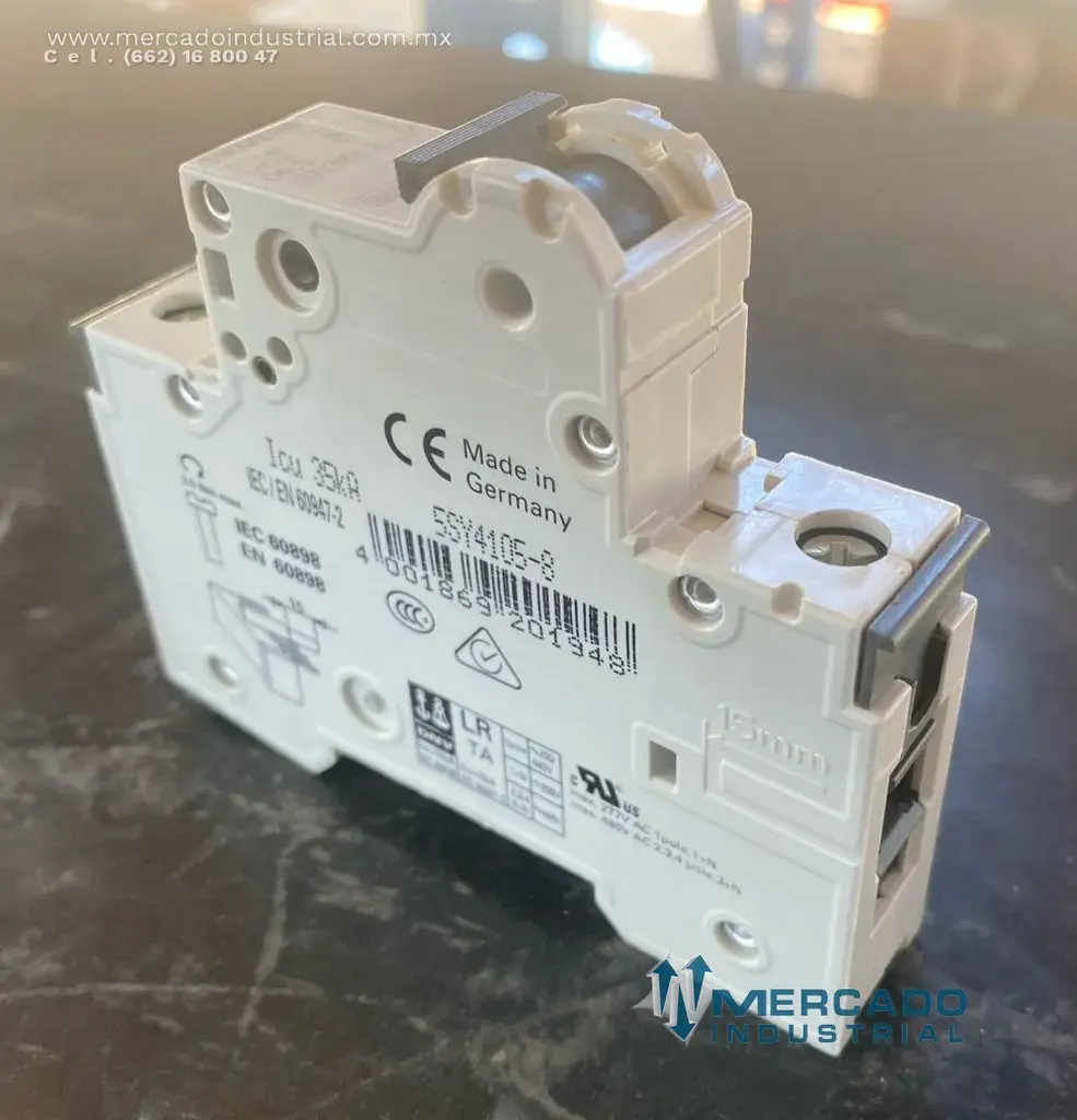 Interruptor automático 230 V / 400 V parte 5SY41 marca Siemens - imagen 1