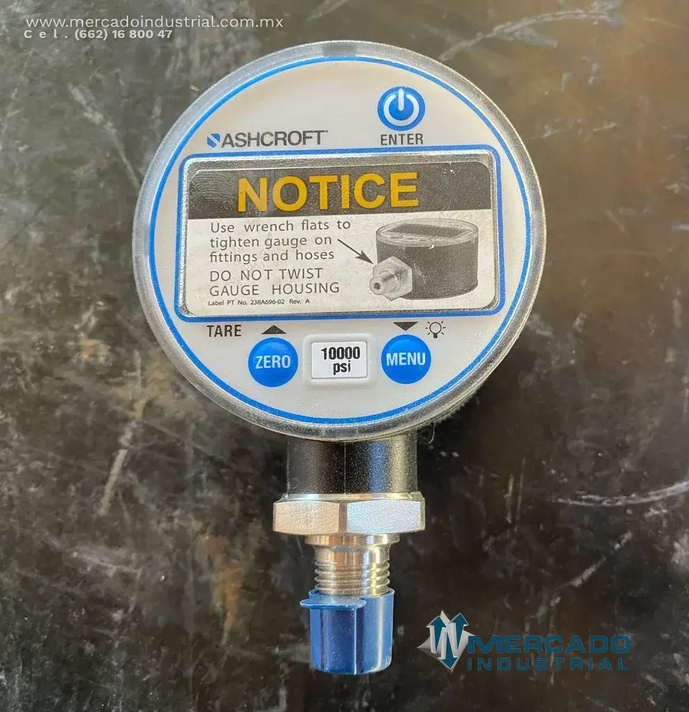 Manómetro digital 10000 PSI modelo DG25 marca Ashcroft - imagen 1
