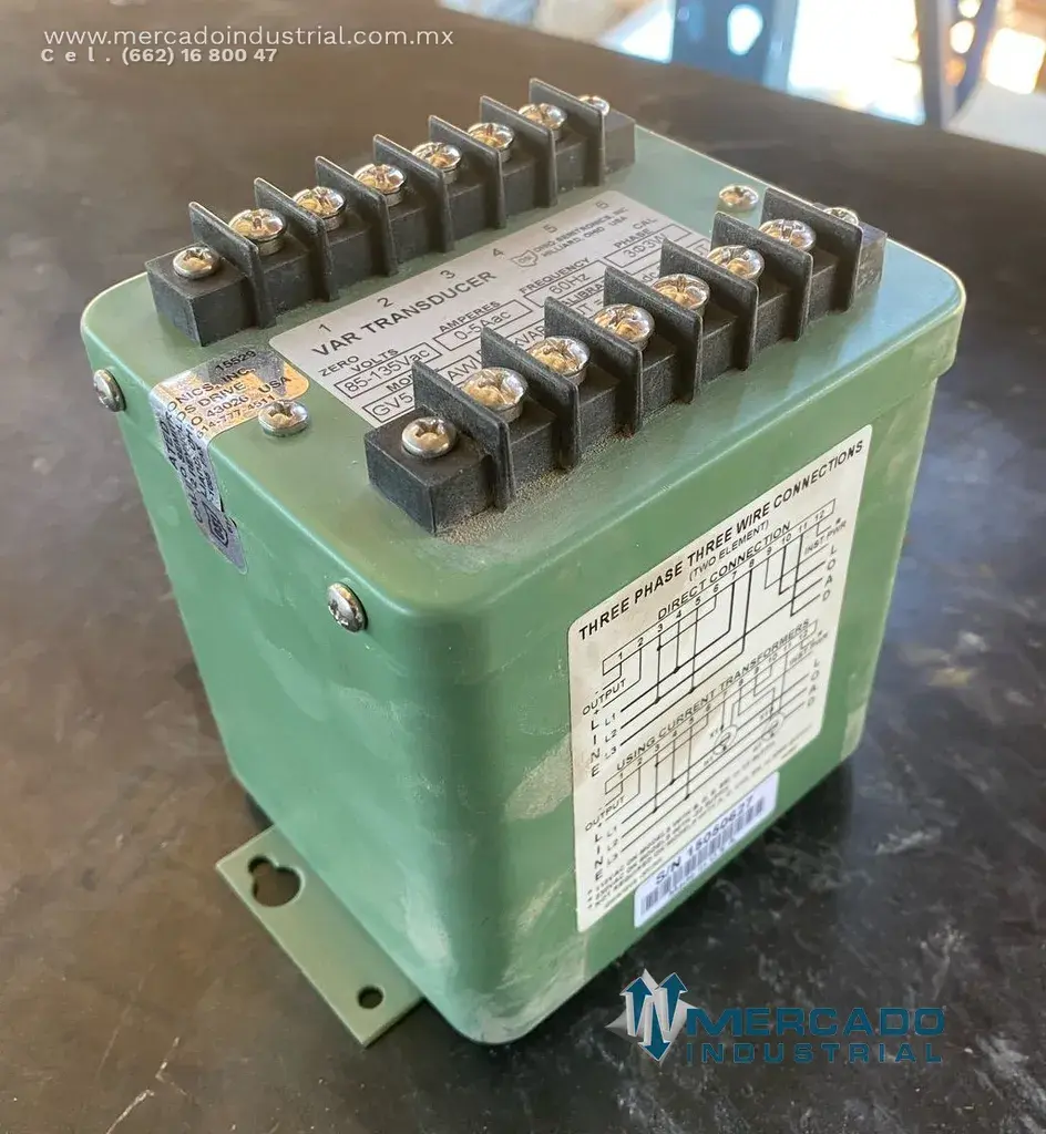 Transductor trifásico parte R45920D1 135 VAC marca P&H - imagen 1