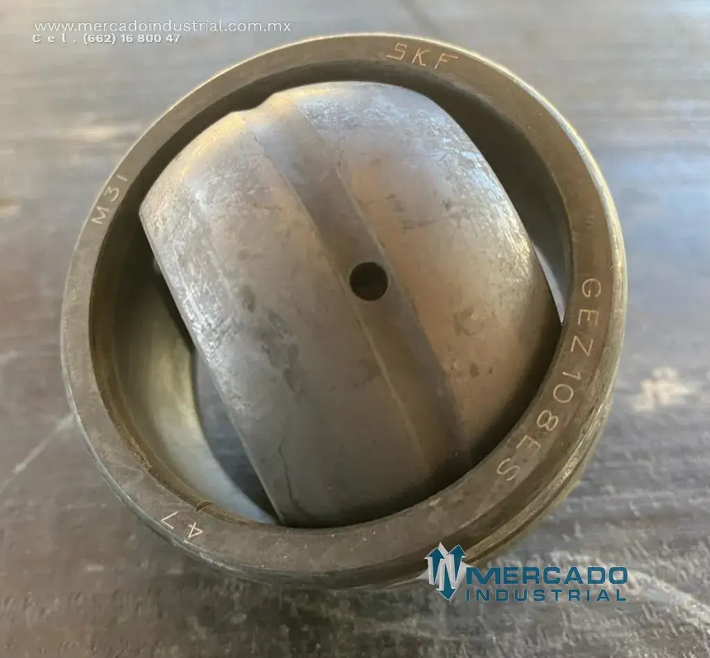 Rodamiento esférico ranurado 2 1/2" parte GEZ108ES marca SKF - imagen 1