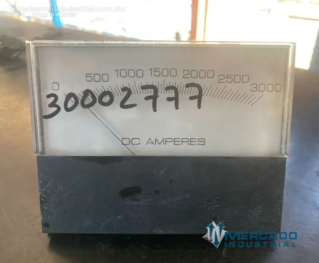 Amperímetro analógico parte 89Z461D3 marca EM instruments - imagen 1