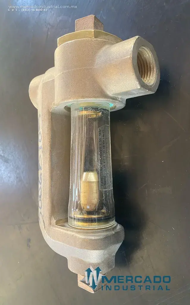 Indicador de flujo de agua 0 a 2 GPM modelo 10A2735 marca ABB - imagen 1