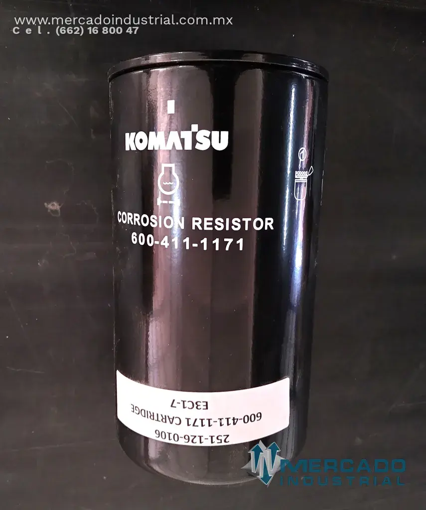 Komatsu 600-411-1171 FILTRO DE CORROSION (WA900-3E0) - imagen 1