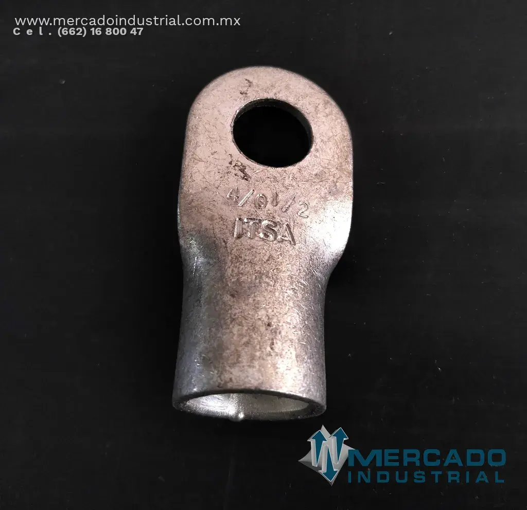 ITSA TCW113 TERMINAL DESNUDA TIPO OJO 1/2" (CAL. 4/0) - imagen 1