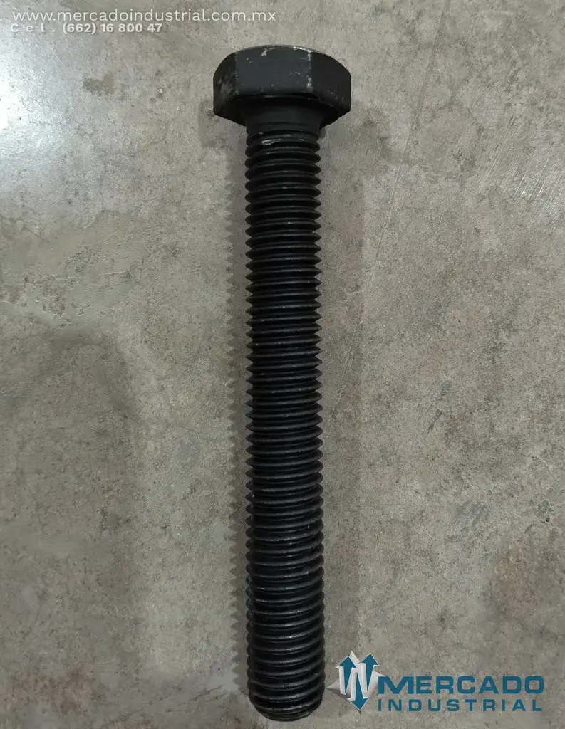 TORNILLO HEXAGONAL GRADO 8.8 M 12X90 MEDIDA MILIMETRICA PERFORACION - imagen 1